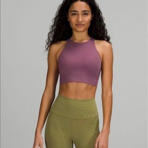 Lululemon like a cloud longline high neck bra. Size 8